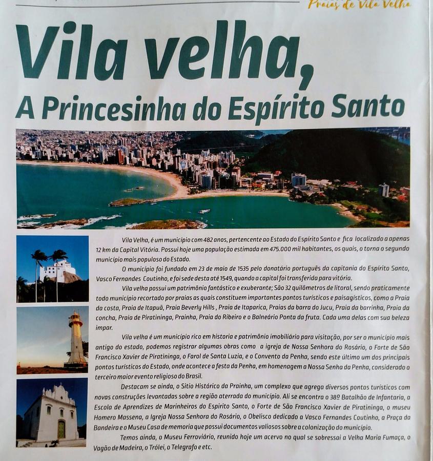 Flat Pasargada 712, Free Bikes, Pe Na Praia Vila Velha  Eksteriør bilde
